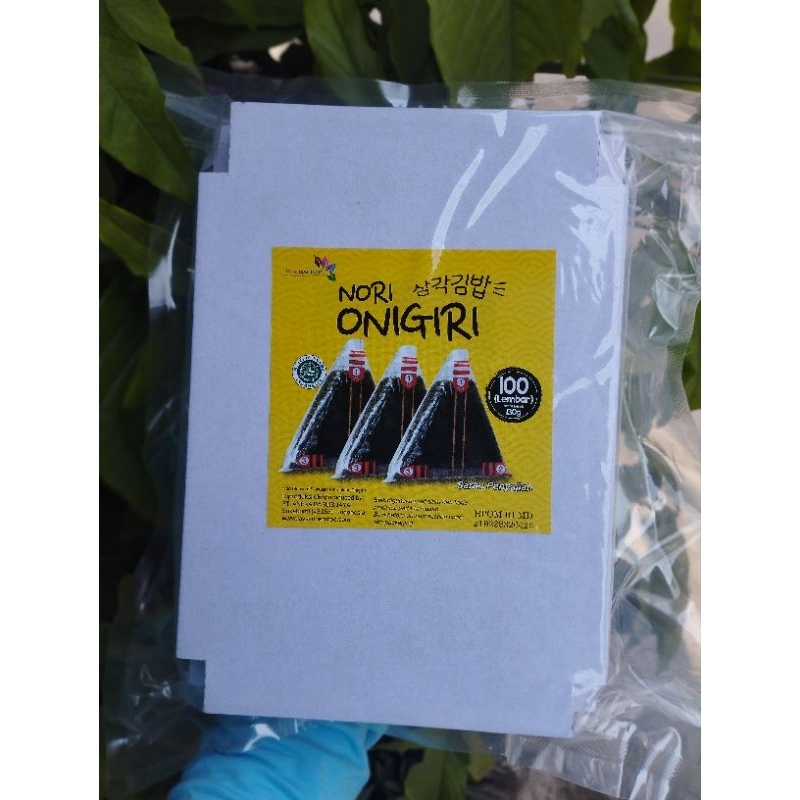 

Nori Onigiri Triangle 100 Lembar