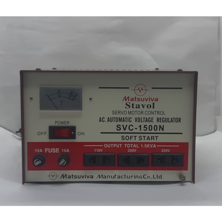 Stavolt / Regulator / Stabilizer Matsuviva SVC-1500N (1500 Watt)
