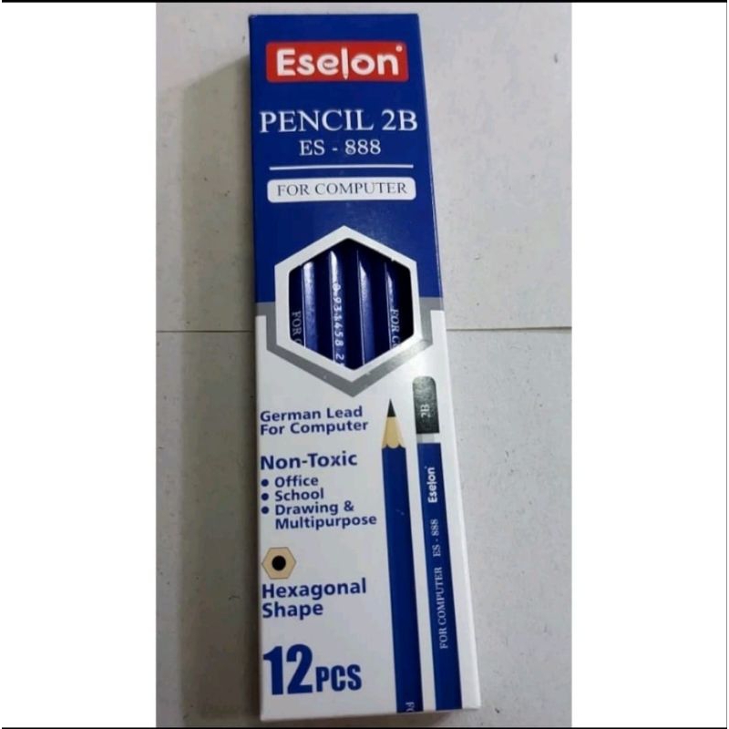

PENCIL ESELON 2B es-888 ISI 12 PC