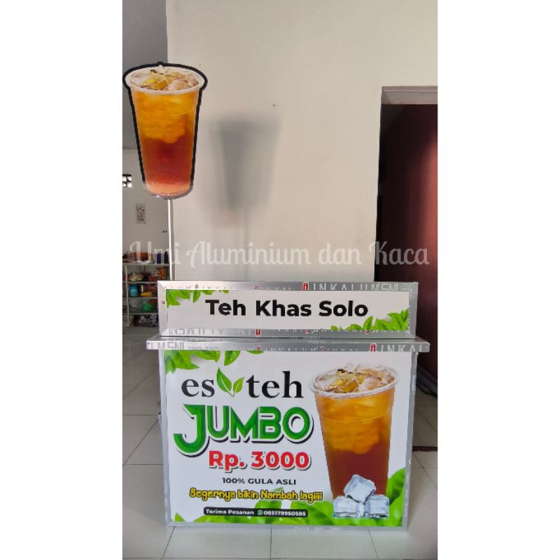 Booth portable es teh jumbo sticker