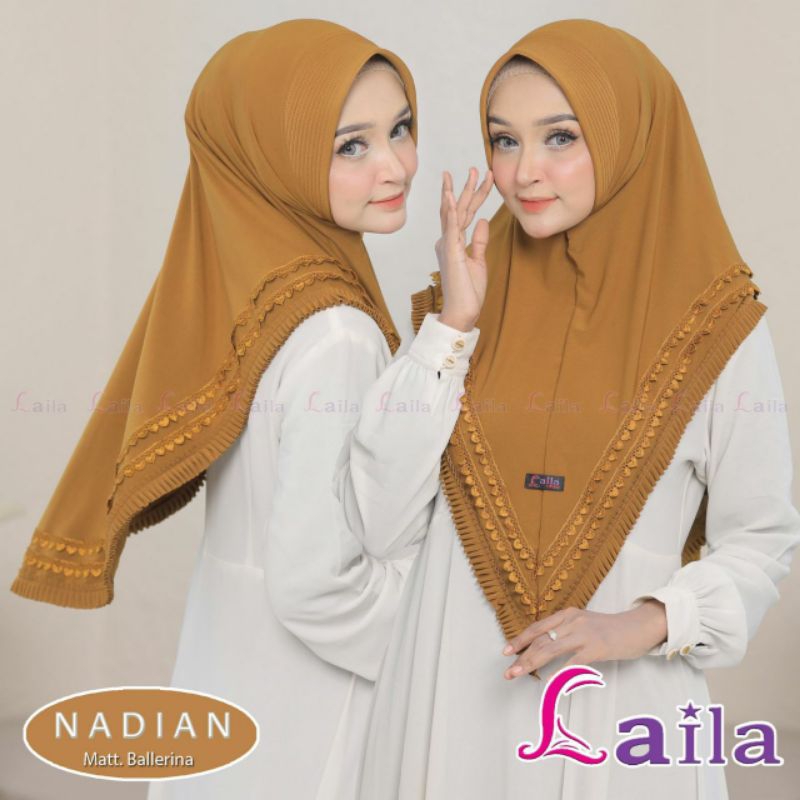 HIJAB INSTAN NADIAN RENDA, RIANE BY LAILA HIJAB