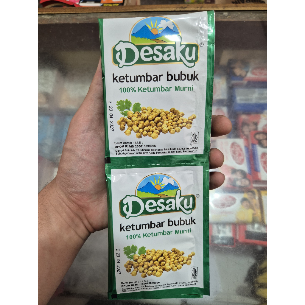 

KETUMBAR BUBUK DESAKU RENCENG ISI 12 @12,5GR