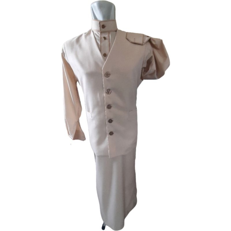 Gamis Pria Dengan Bordir + Rompi/Outer