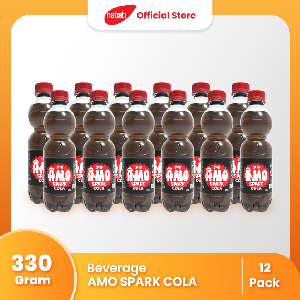 

[Bundle Pack Isi 12] AMO Minuman Berkarbonasi Rasa Spark Cola 330ml