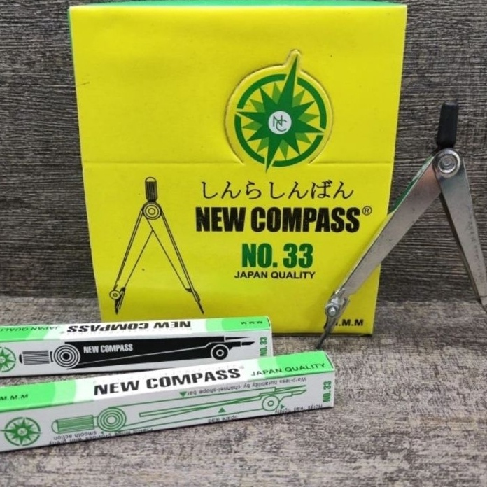 

SERBA SERBI Jangka New Compass no 33 isi pensil isi 24pcs