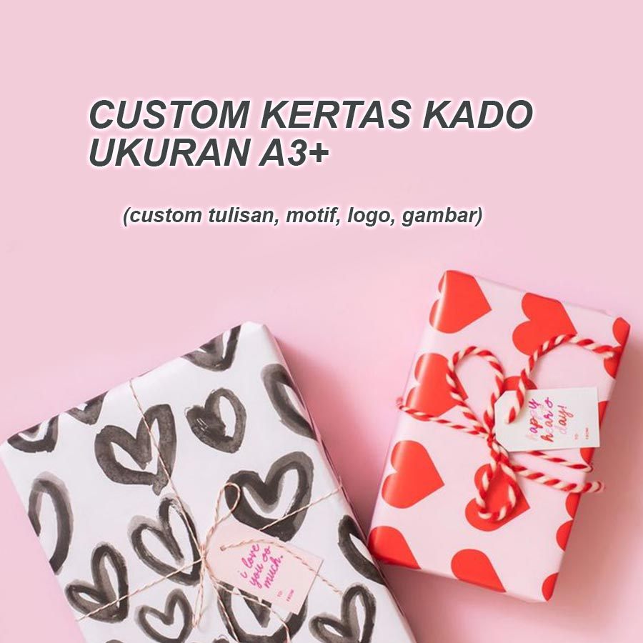 

Custom Kertas Kado Motif | Bungkus Souvenir Hadiah Ulang tahun