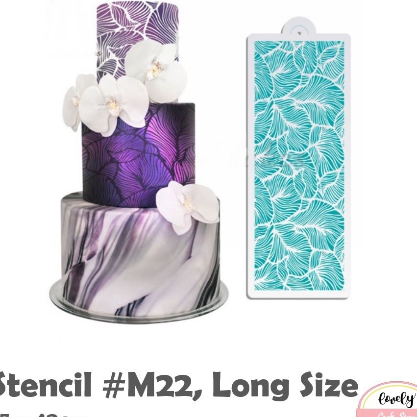 

MAKSIMAL LovelyCraft M22 Plastik Stensil Cetakan Stensil Plastic Stencil for Baking Bullet Journal bujo Journal Scrapbook Bujo Drawing dekorasi mahar diy cake decoration