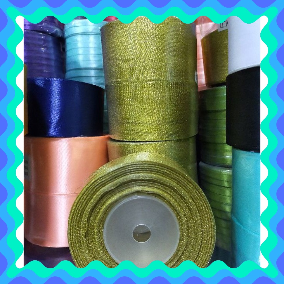 

MEN SALE Pita Glitter 5cm Pita bunga 2inch pita gliter pita kado pita hampers