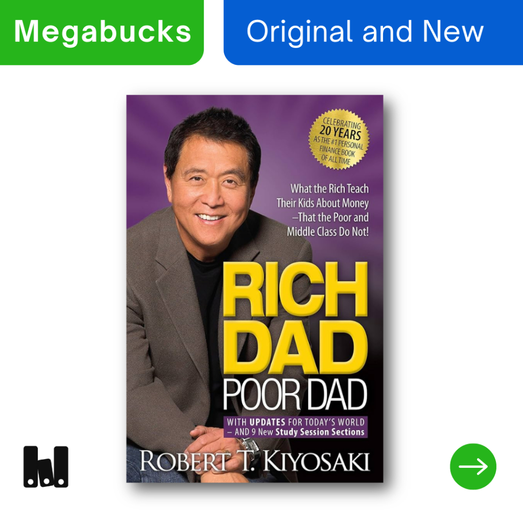 (Plata Publishing) Buku Import Rich Dad Poor Dad by Robert Kiyosaki Original English