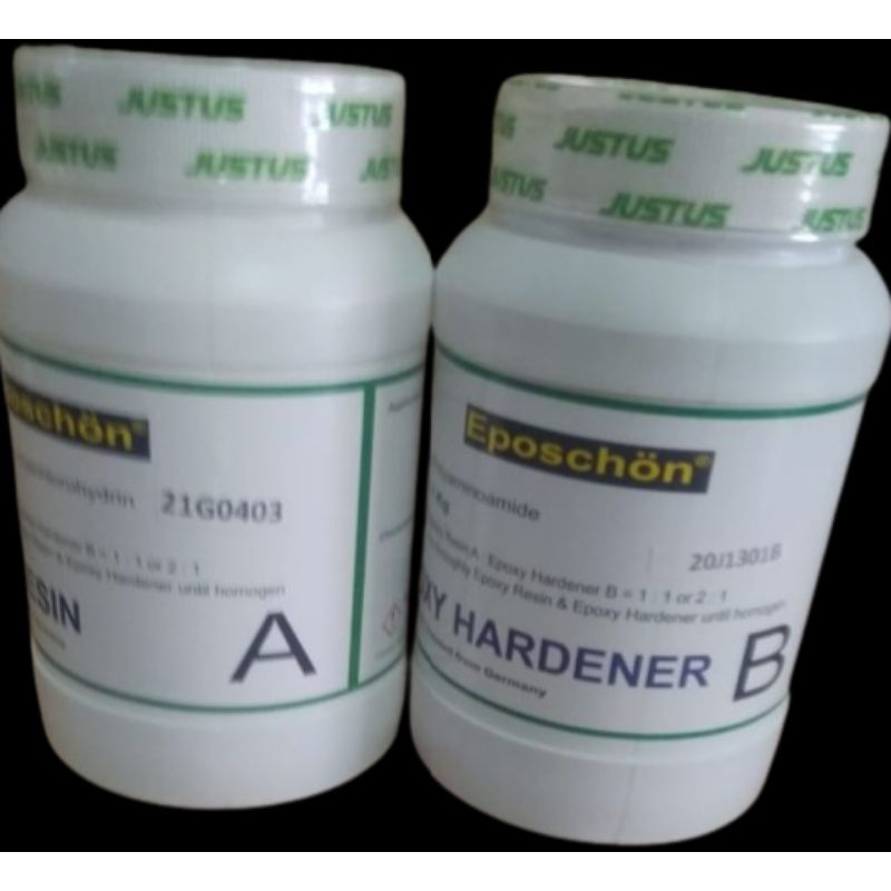Resin epoxy dan hardener (Eposchon)