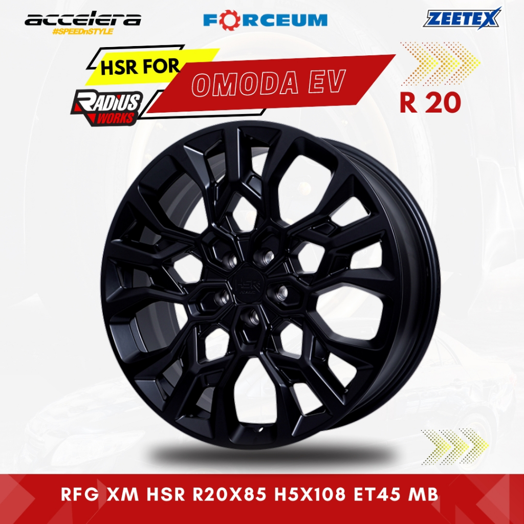 Velg mobil omoda volvo ring 20 hsr rfg xm pcd 5x108 limited edition