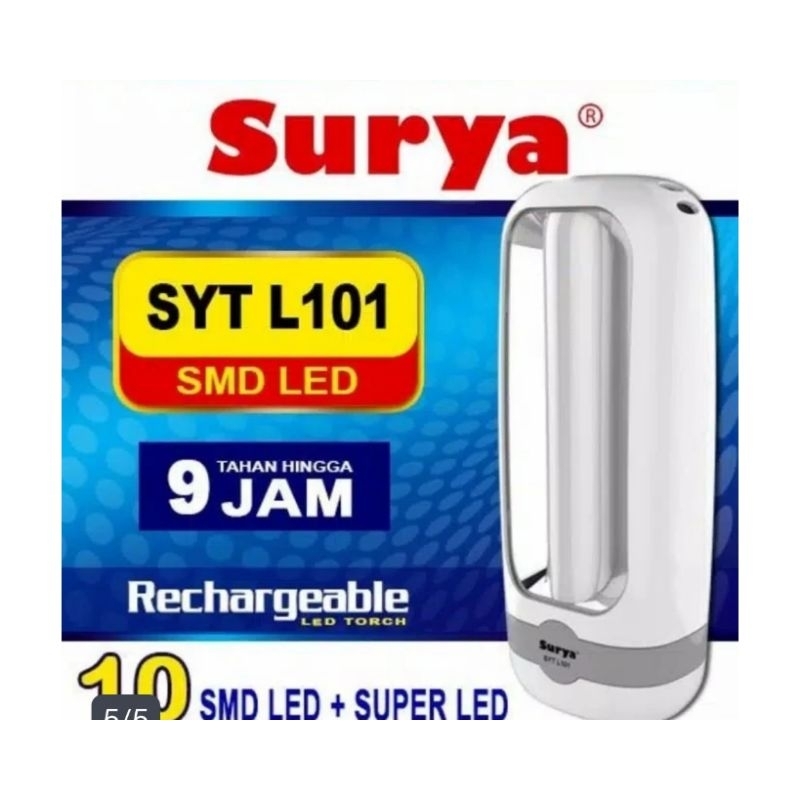 Emergency SURYA SYT L101 Senter lampu led cas Senter emergency led SURYA