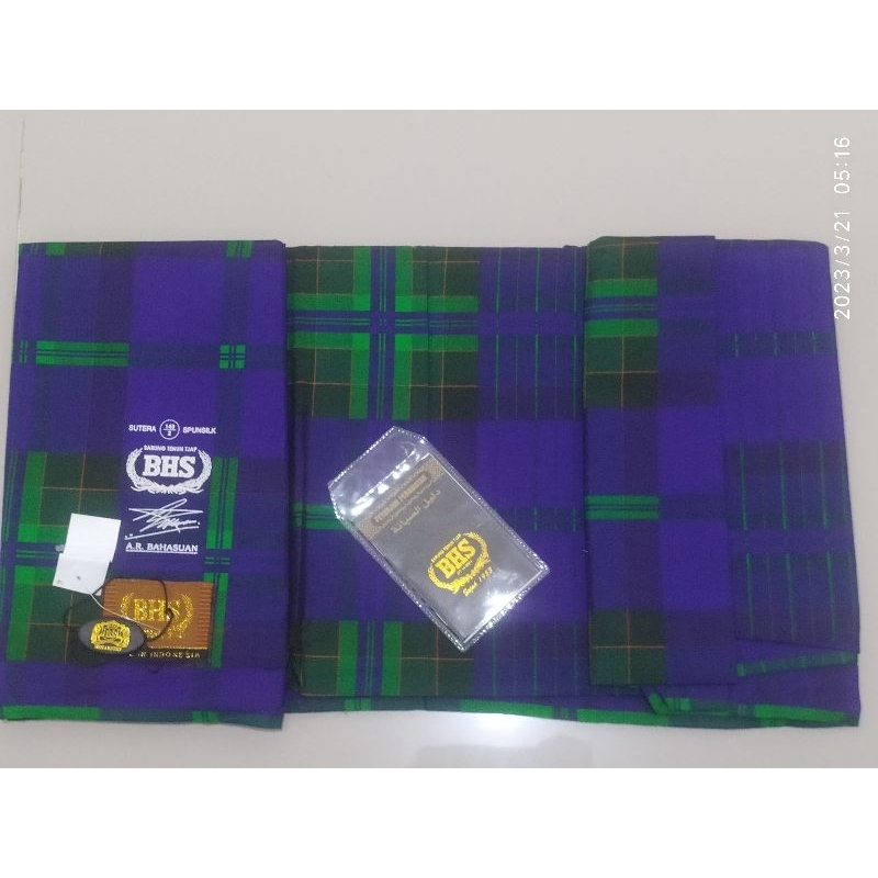 Sarung BHS KRJ Full sutera Spunsilk 210 Gold