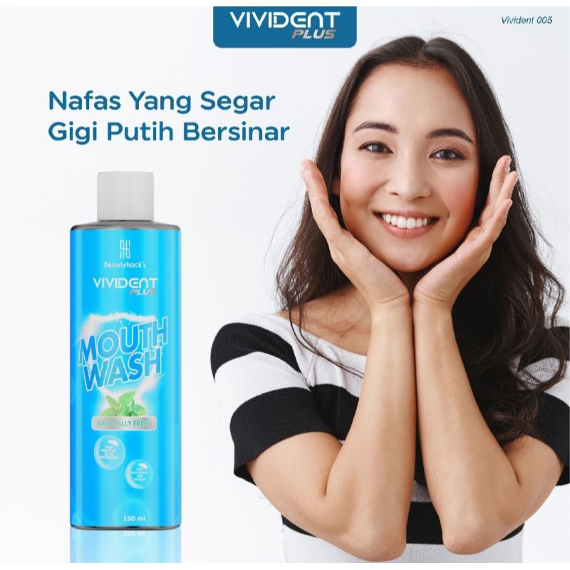 Vivident Plus Mouth Wash - Pembasmi Bakteri & Bau Mulut