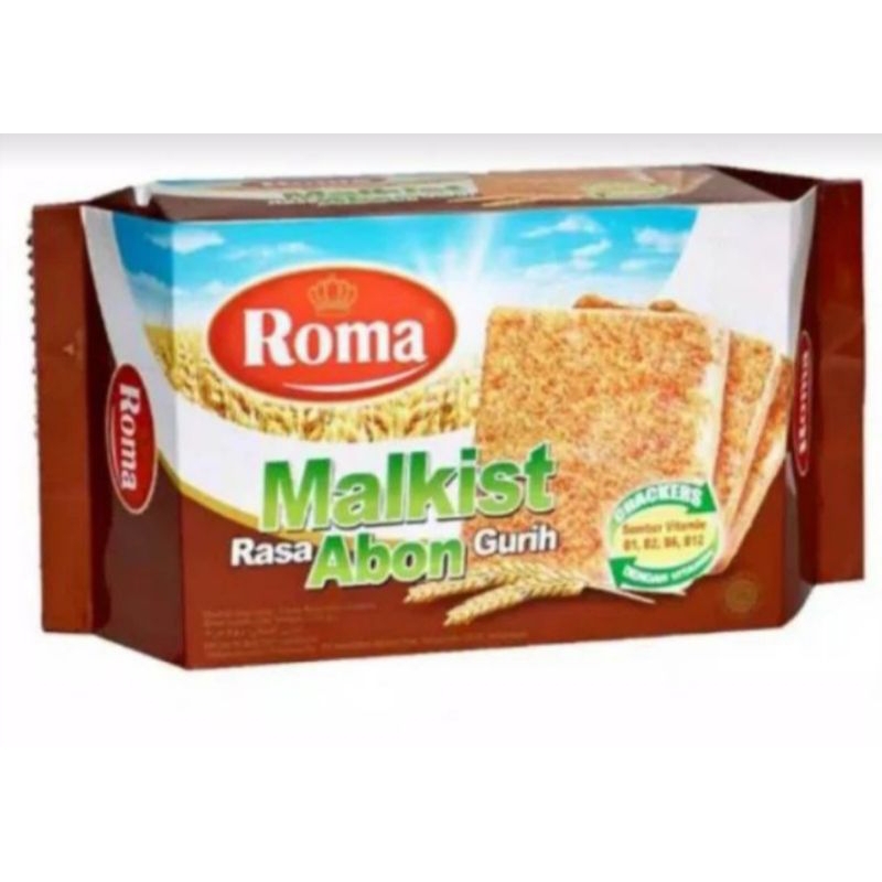 

Roma Malkist rasa Abon gurih crackers renyah 105gr krikers