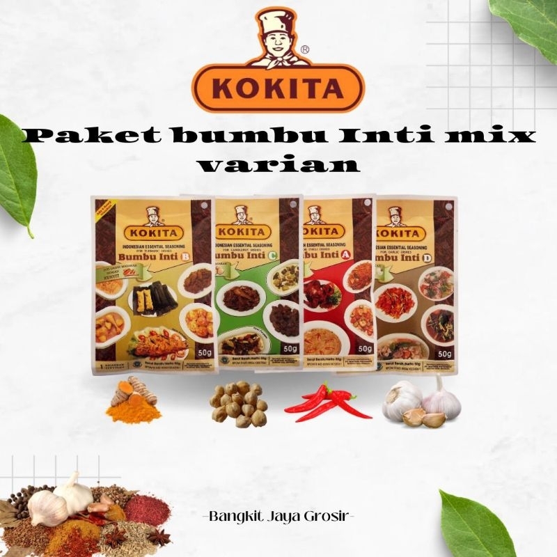 

BUMBU INTI KOKITA SACHET 60 GR A/B/C/D