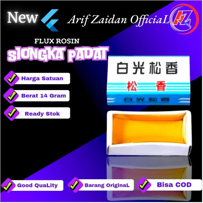 Flux Rosin Siongka Padat Pasta Minyak flux Solder