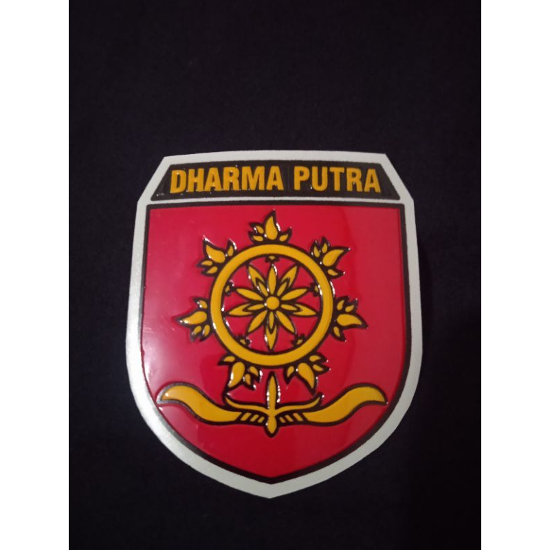 

stiker embos logo Dharma Putra