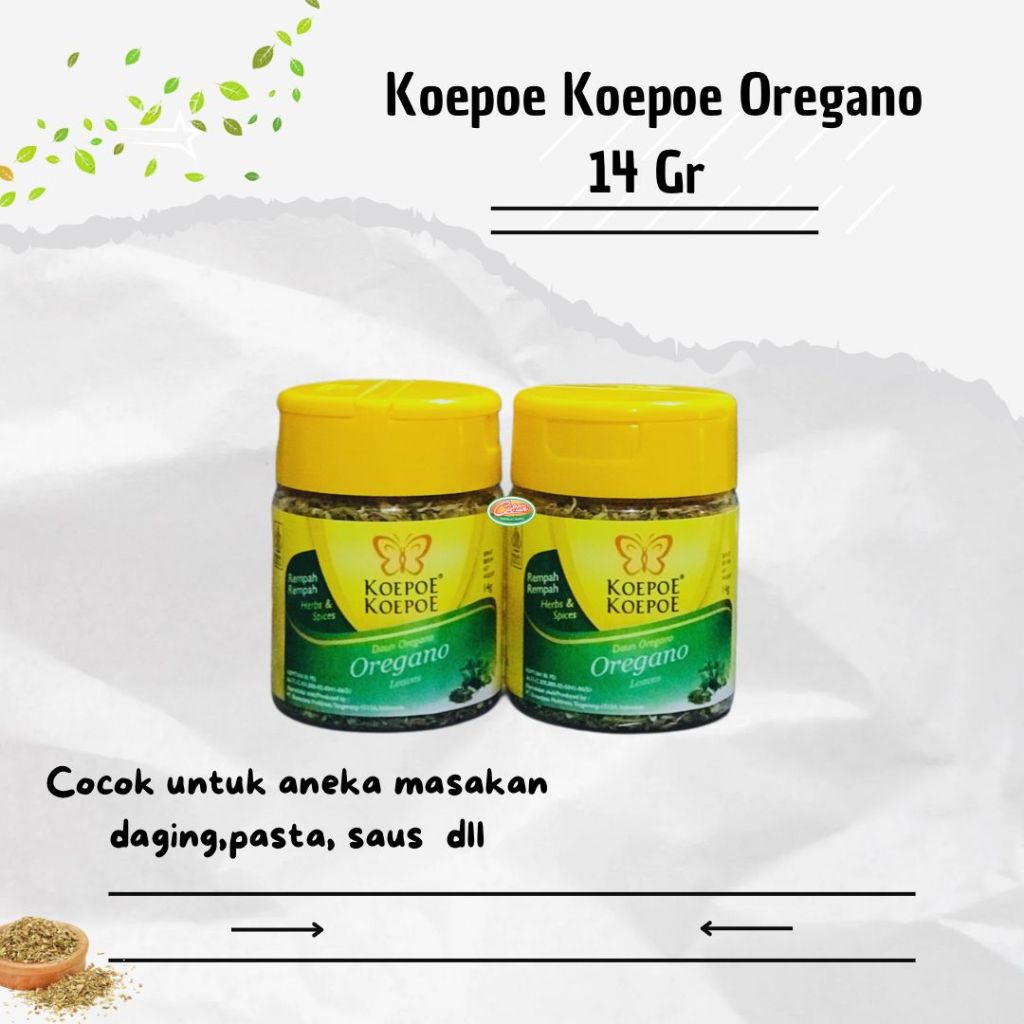 

KOEPOE KOEPOE OREGANO 14 GR