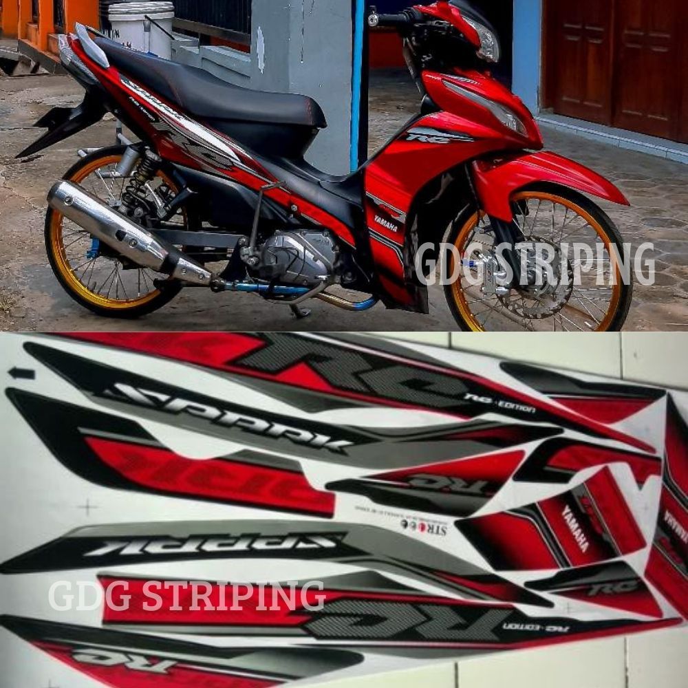 Striping Stiker Variasi Jupiter Z1 Spark RC Murah