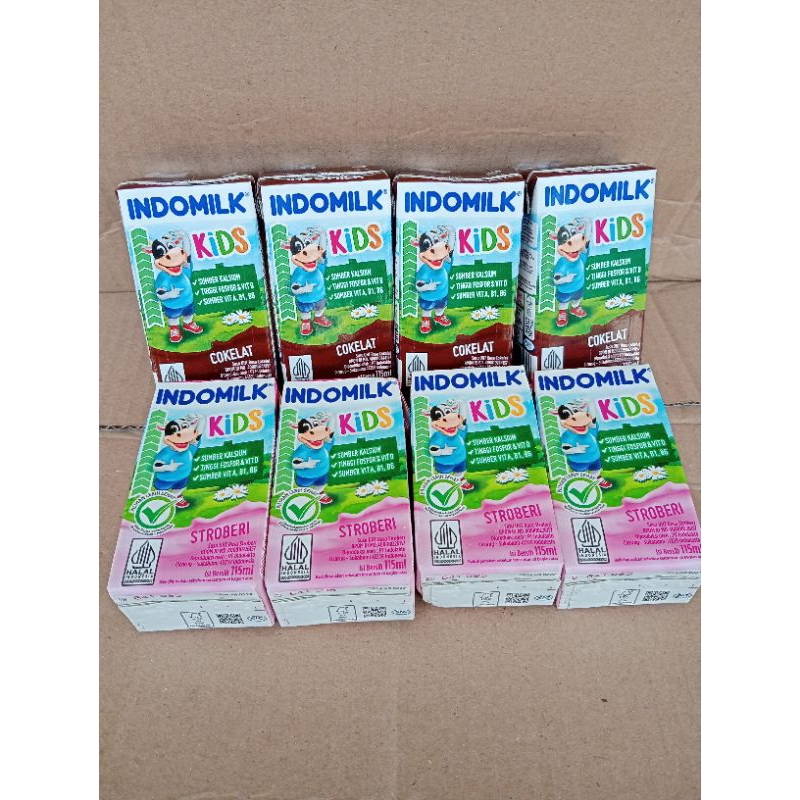 

indomilk kids 8 kotak