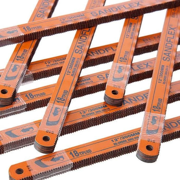 MATA GERGAJI BESI SANDFLEX TERDAPAT 2 UKURAN/MATA GERGAJI BESI ORANGE/MATA GERGAJI BESI