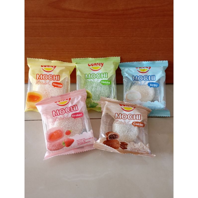 

Kue MOCHI CONLEY Khas Jepang Cemilan Anak Anak Snack Mochi Kenyal Lembut 30g