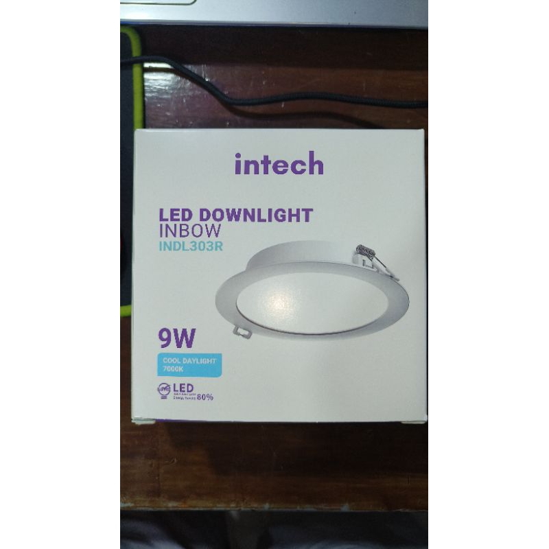INTECH - Lampu Panel Downlight LED 9 Watt Type INDL303R