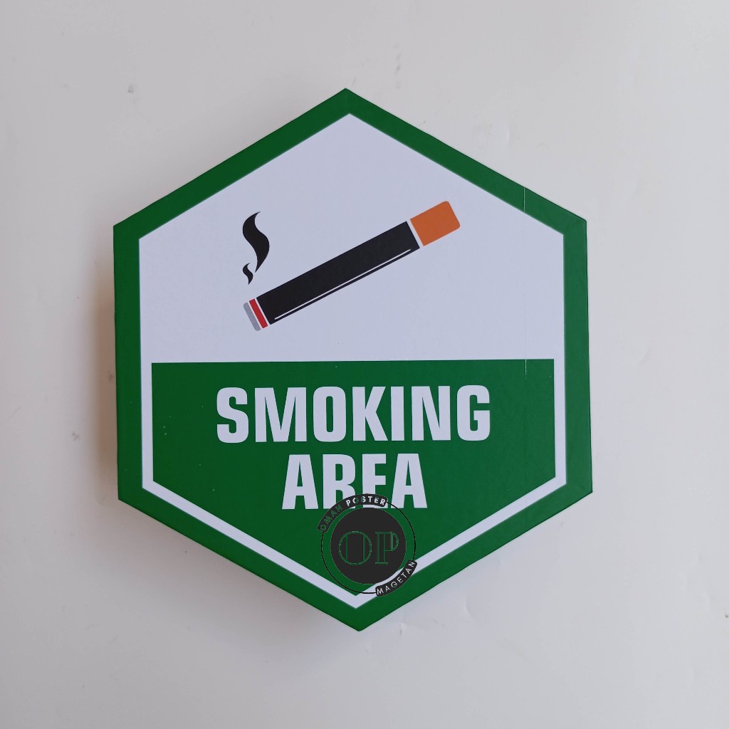 

Hard Poster Smoking Area - Kawasan Merokok - Area Merokok