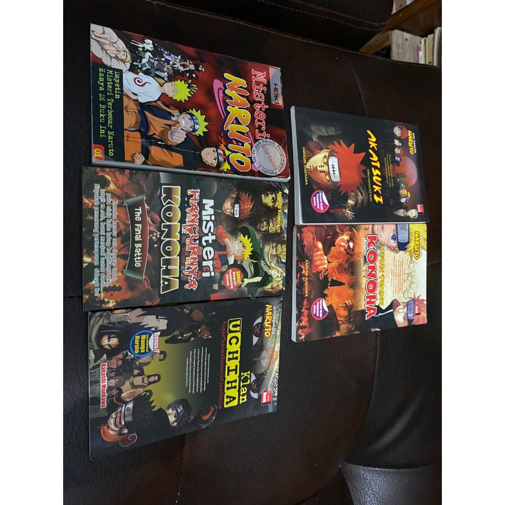 Buku seri rahasia naruto paket