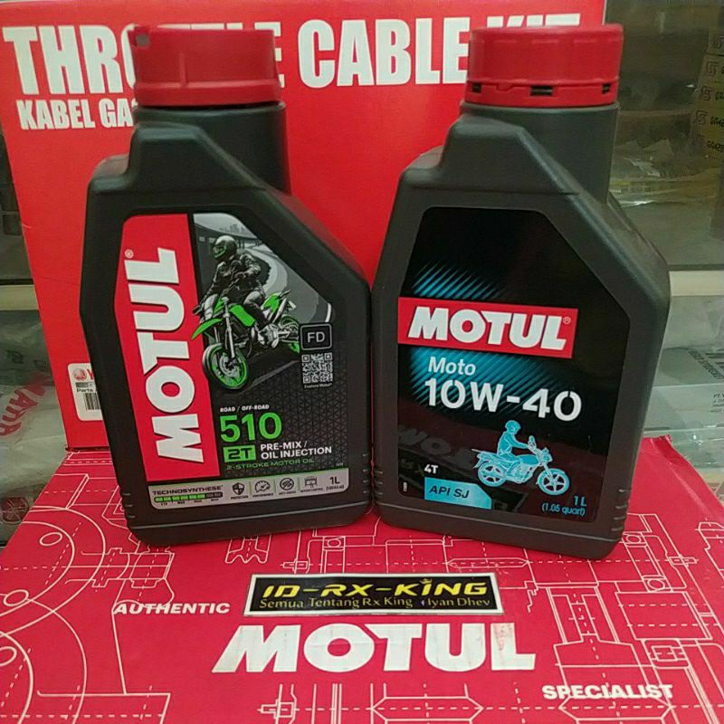 ORIGINAL MOTUL 510 2T MOTUL MOTO OLI SAMPING DAN OLI MESIN