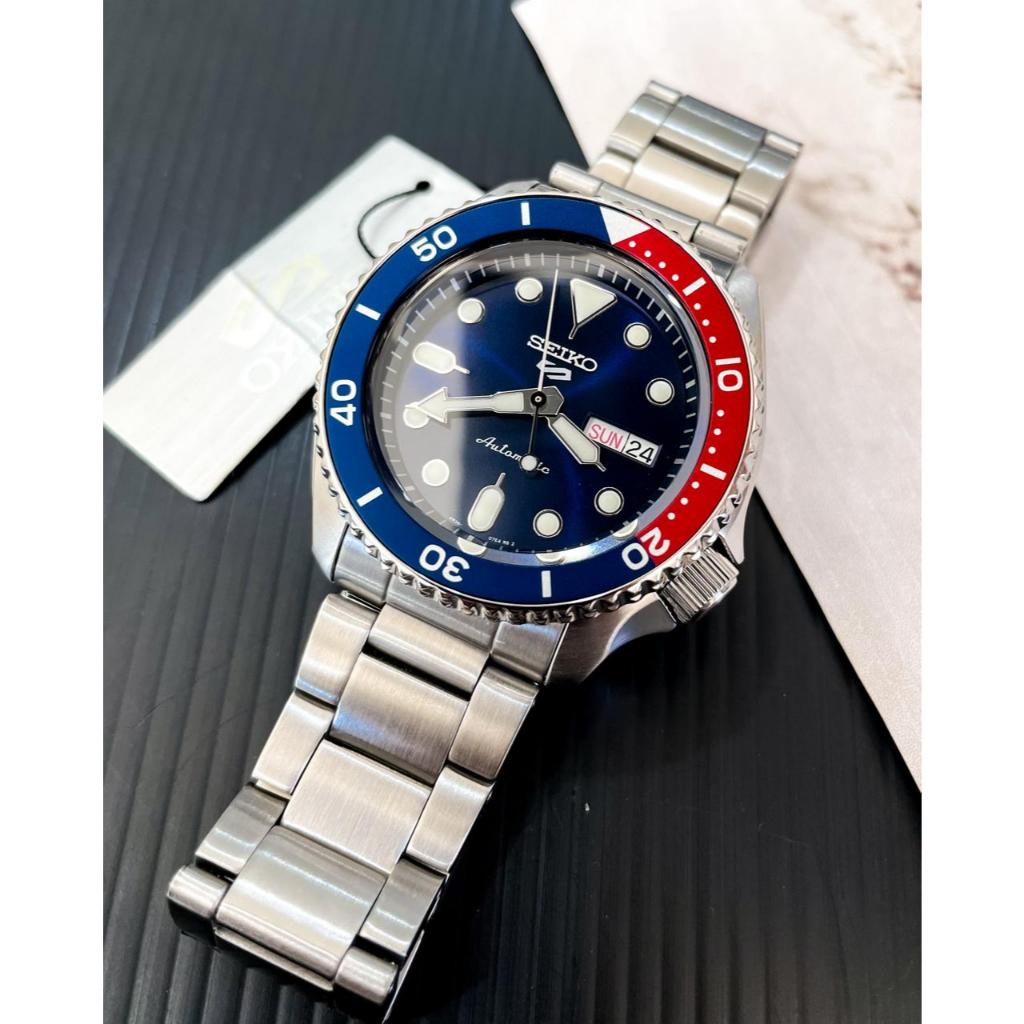 SEIKO 5 SPORTS SRPD53K1 AUTOMATIC BLUE DIAL STAINLESS STEEL STRAP