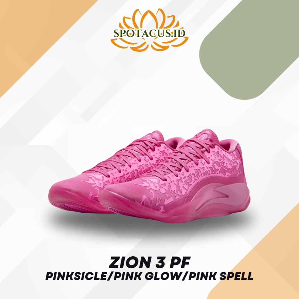 Sepatu Basket Nike Jordan Zion 3 PF Pinksicle/Pink Glow/Pink Spell (DR0676-600)