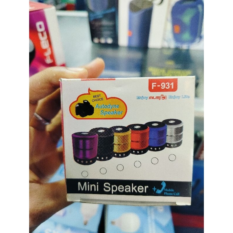 PROMO - Speaker bluetooth FLECO F - 931 BT portabel Wireless Super Bass mini Stereo Original 100%