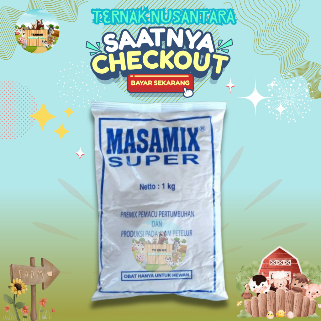 Masamix Super 1 Kg - Premix Pemacu Produksi Ayam Petelur