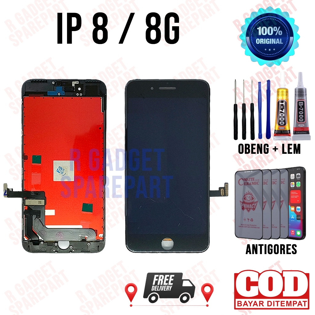 Lcd Iphone 8 / 8G Original Lcd Touchscreen Iphone 8 / 8G Fullset