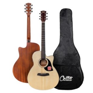 Gitar Akustik Elektrik Cetta CG21CE Natural + Softcase Original