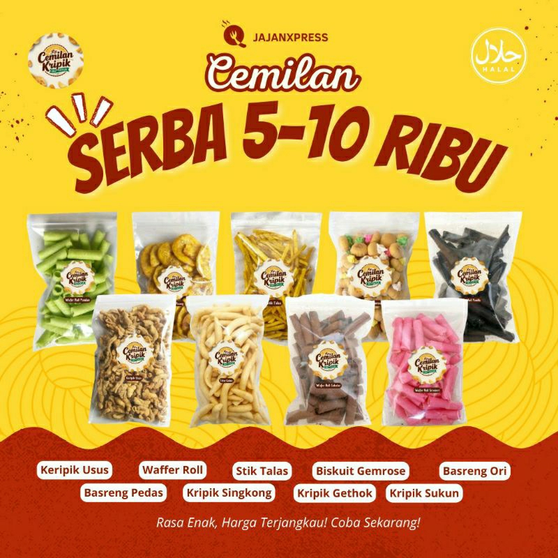 

Snack Grosir Termurah Terlengkap - Camilan Murah Grosir Serba 10000