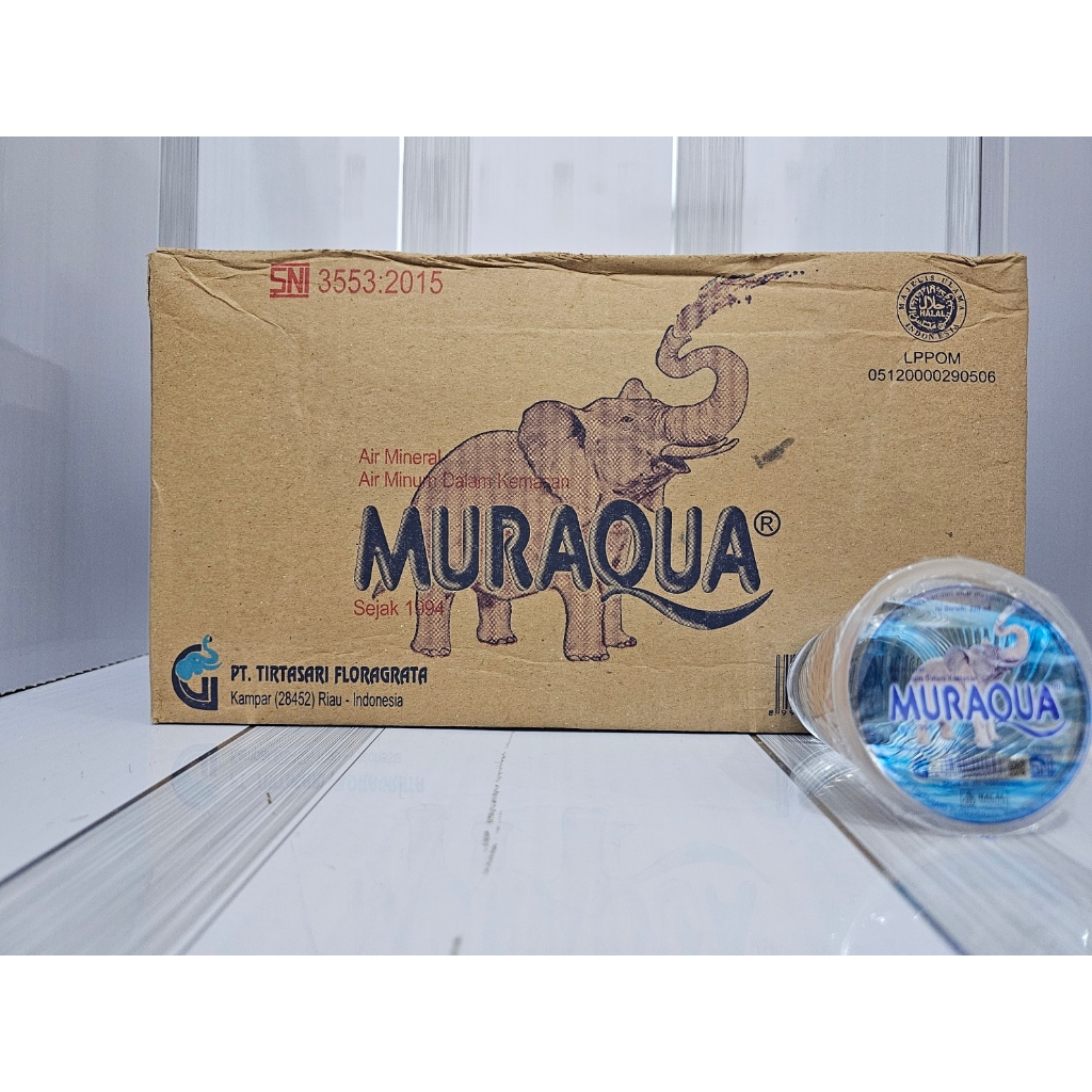 

Muraqua Air Gelas Mineral 220ml Karton isi 48pcs