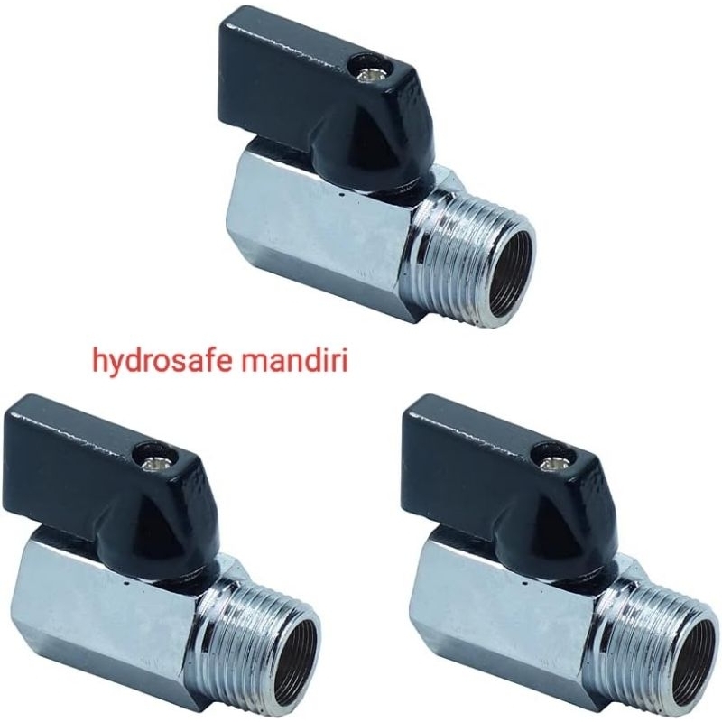 Mini ball valve 1/4" inch male - female import quality