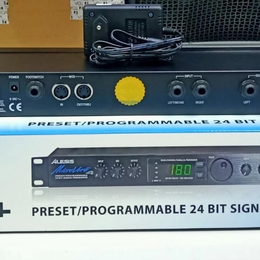 Effect Vocal Alesis Microverb 4 Original China Garansi Kardus Biru