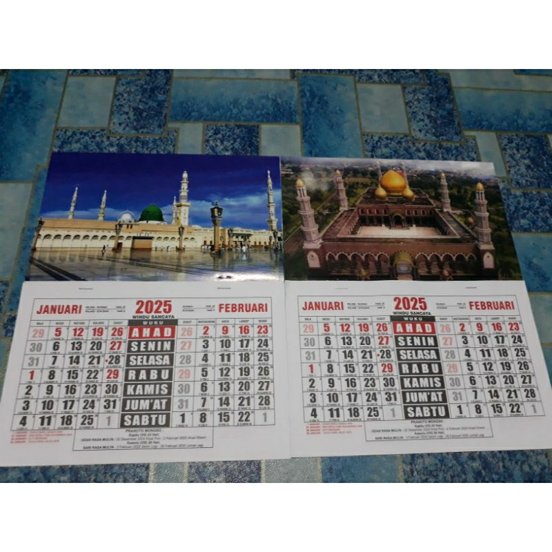 

Kalender 2025 WUKU (isi 6 lembar)