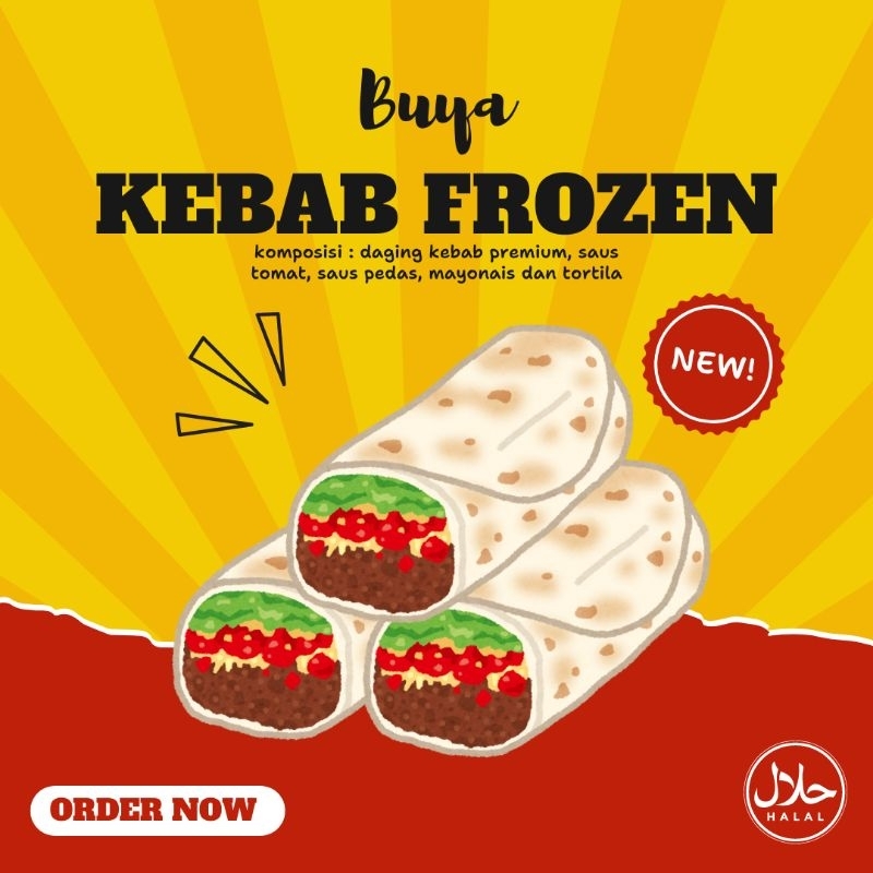 

BUYA KEBAB FROZEN ORIGINAL isi 5