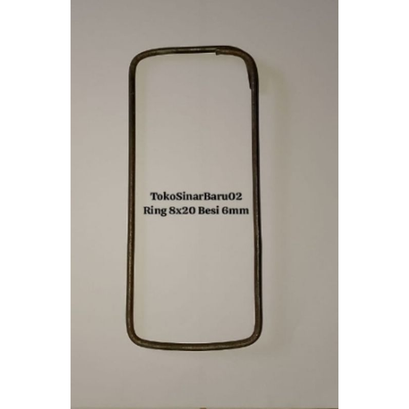 Begel Ring Cincin 8x20 besi 6mm