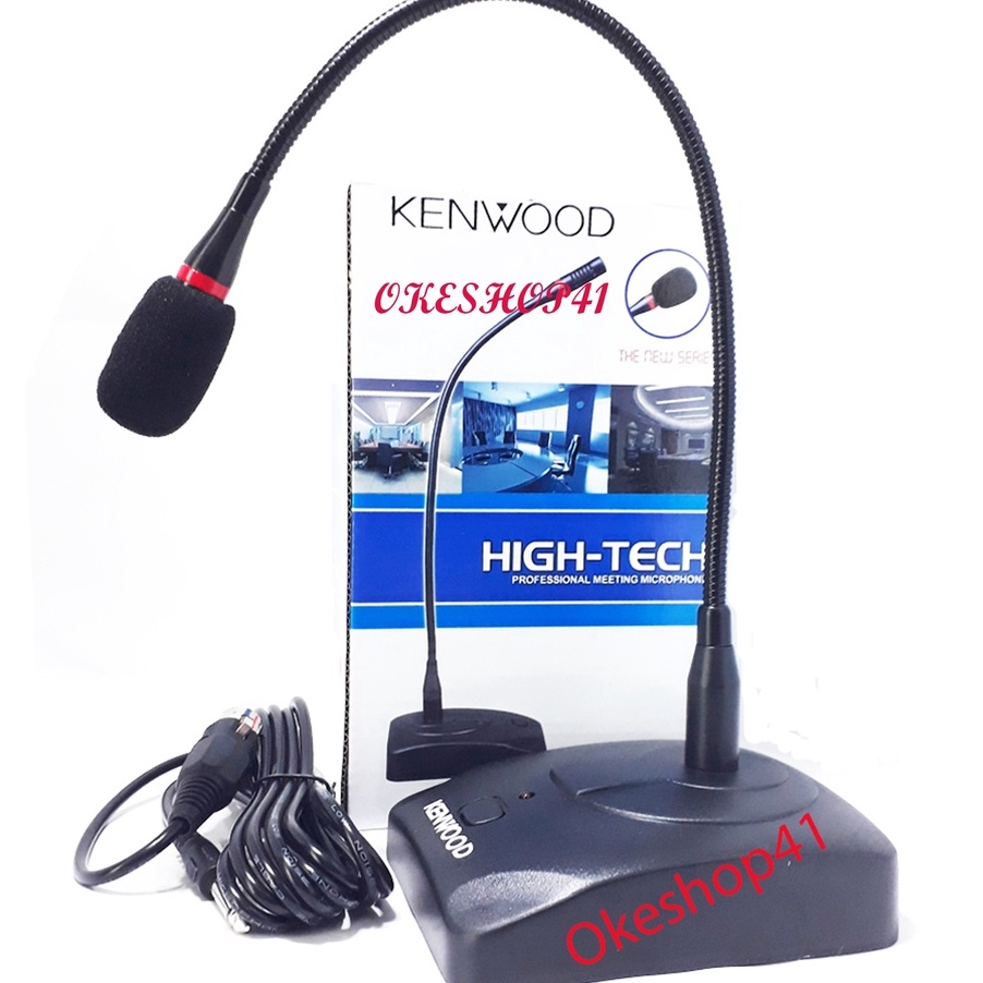 Terbaik Kenwood Mic Meja TM18 Microphone Conference Atau Mic podium Series