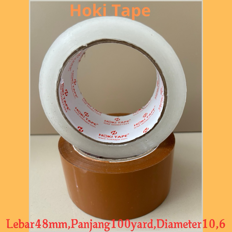 

Lakban OPP Bening/Cokelat 2inci 48mmX100yard (meteren full)