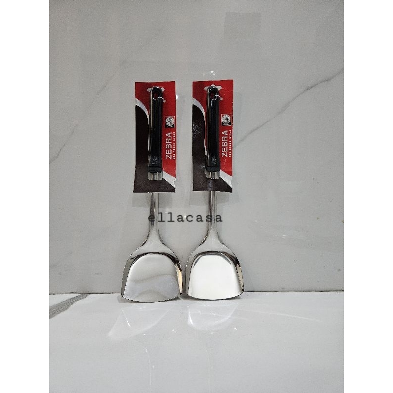 Sendok Goreng Zebra / Spatula Stainless Zebra / Sudip Goreng Stainless Steele
