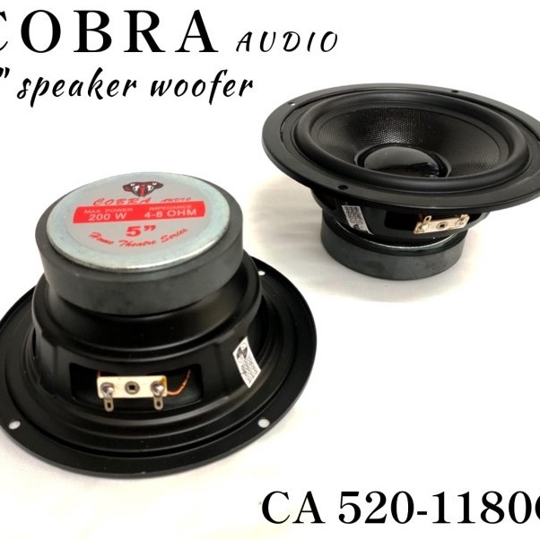 KI3 Speaker woofer Cobra 5 inch 2 watt