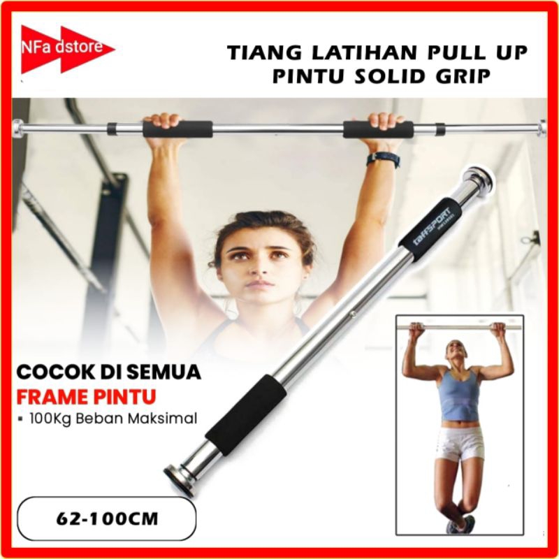 (BISA COD) Tiang Latihan Pull Up Gym Pintu 62-100 CM