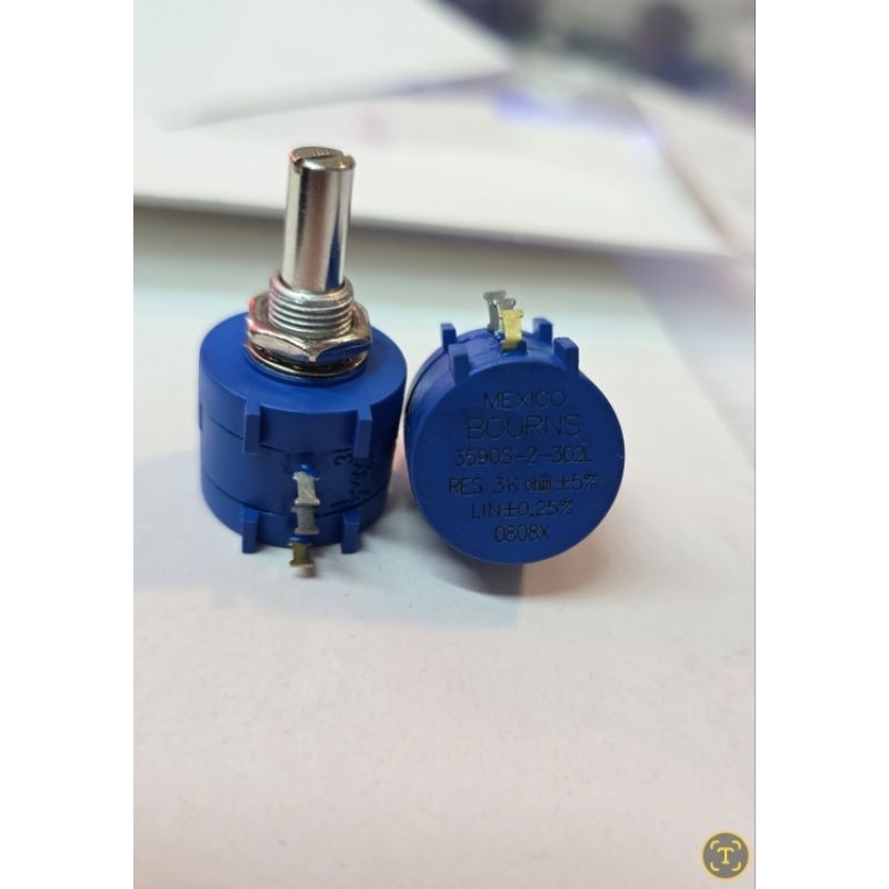 Potensio Bourns Mexico 3K Multiturns 10 Putaran ORI